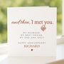 Anniversary Card For Husband, Personalised Card For Him, thumbnail 3 of 8