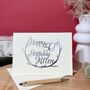 Personalised 50th Silver Papercut Birthday Card, thumbnail 9 of 10