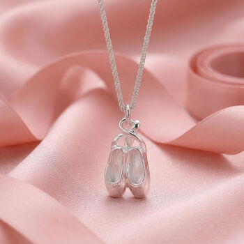 Ballet Shoes Silver Charm, 2 of 8