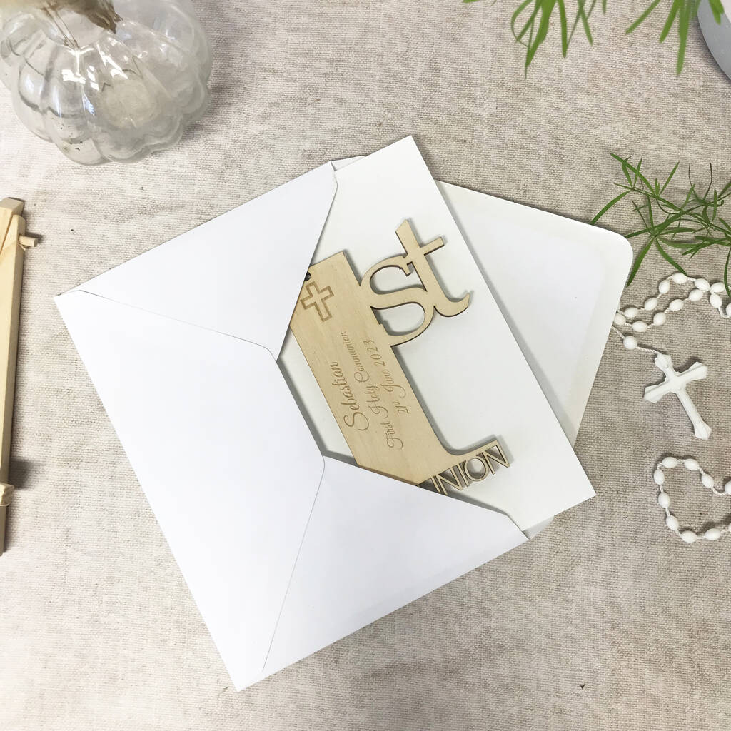 Personalised First Holy Communion Card By Hickory Dickory Designs ...