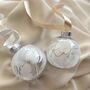 Personalised Memorial Feather Bauble, thumbnail 2 of 7