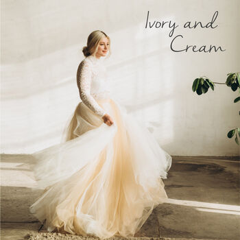 Boho Maxi Tulle Wedding Skirt For Beach Brides And Proms, 12 of 12