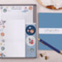 A5 Personalised Children's Stationery Set Gift With Space Design, thumbnail 2 of 9