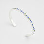 Silver Forget Me Not Bangle, thumbnail 1 of 9
