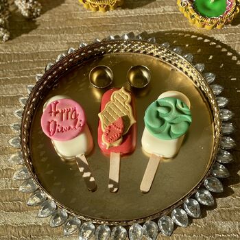 Personalised Diwali Trio Of Cakesicle Gift, 8 of 12