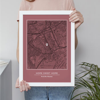 Personalised Custom Made UK Map Homeowner Print, 9 of 12
