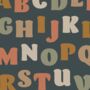 Scandi Abc Alphabet In Neutrals For Nursery, thumbnail 9 of 10