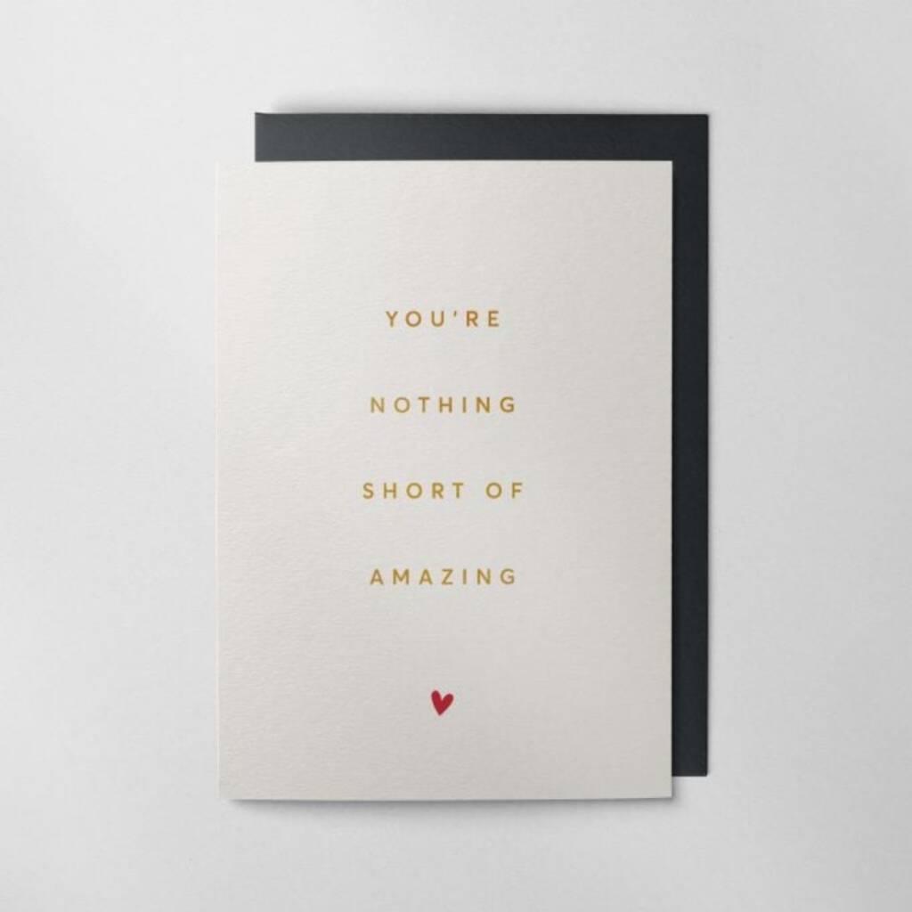 You're Amazing Card By Grey Star Interiors