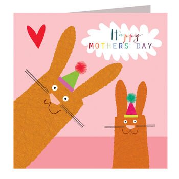 Bunny Rabbits Mother's Day Card, 2 of 4