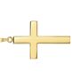 Personalised Men's Large Plain Cross Pendant With Curb Chain, thumbnail 6 of 6