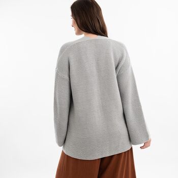 Long Summer Cardigan Knitting Kit Cotton Collection, 5 of 10