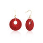 Layered Circular Earrings | Six Colours Available, thumbnail 1 of 9