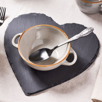 Slate Love Heart Cheese Board Place Mat, 6 of 7