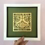 Custom Framed Artwork With Names And Date, thumbnail 5 of 8