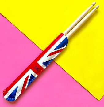 Union Jack Personalised Drum Stick Holder, 3 of 6