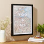 Personalised Vintage Map Special Location Print, thumbnail 2 of 4