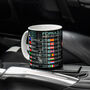 Grand Prix 2025 Season Racing Calendar Merc Edition Mug, thumbnail 1 of 8