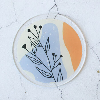 Coasters Set Of Four, Abstract Botanical, 5 of 8