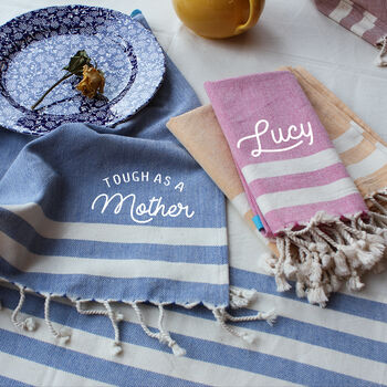 Personalised Cotton Kitchen Towels, Christmas Gift Set, 3 of 11