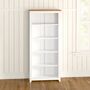 White Five Shelf Tall Bookcase, thumbnail 5 of 6