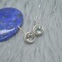 Green Amethyst Silver Earrings: February Birthstone, thumbnail 7 of 10