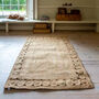 Jute Rug With Decorative Disc Edge, thumbnail 1 of 4
