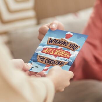 Singing And Sliding Animated Santa! Funny Christmas Card 'From The North Pole', 9 of 12