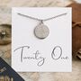 21st Birthday Gift For Her Compass Necklace, thumbnail 1 of 11