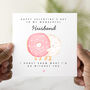 Donut Husband Valentine's Day Card, thumbnail 1 of 3