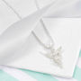 Sterling Silver Guardian Angel Necklace, thumbnail 1 of 5