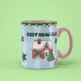 Cozy Home Club Mug – Festive Winter Coffee Cup, thumbnail 2 of 11