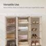 Hanging Wardrobe Storage Organiser With Shelves, thumbnail 4 of 9