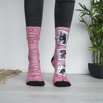 Personalised Fabulous Mum Photo Socks, 2 of 4