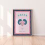 Children's Aries Zodiac Print, thumbnail 1 of 7