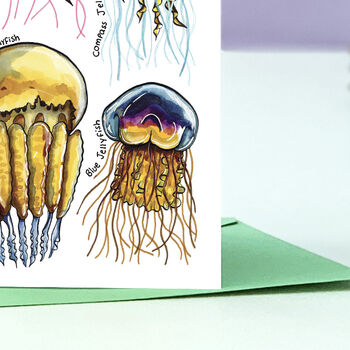 Jellyfish Of Britain Greeting Card, 4 of 8