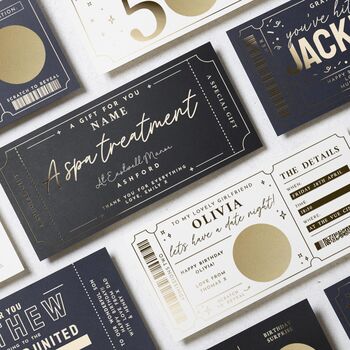 Personalised Spa Day Scratch Reveal Gift Voucher, 9 of 9