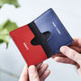 Personalised Leather Colour Block Card Holder, thumbnail 3 of 7