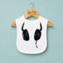 Music Dj Baby Bib, thumbnail 1 of 8