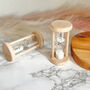 Beechwood Kitchen Sand Timer And Egg Timer Hour Glass, thumbnail 4 of 6