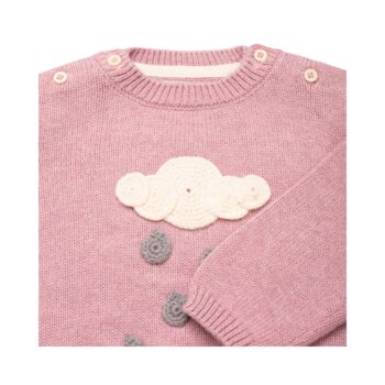 'Rain, Rain Go Away' Baby Sweater Set, 4 of 4