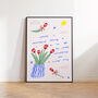 'Getting To Create Every Day' Motivational Floral Art Print, thumbnail 1 of 7