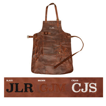 Company Branded Logo Leather Apron, 6 of 8