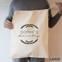 Personalised Wreath Laundry Bag – Stylish Name Print Storage Sack For Kids, Teens And Uni, thumbnail 4 of 6