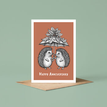 Hedgehogs Love Card, 2 of 5
