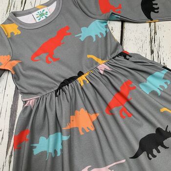 Organic Dinosaur Dress, 3 of 3