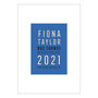 Personalised Graduation Gift Print Totem Style, thumbnail 6 of 8