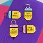 Personalised Teacher Gift Pencil Keyring, thumbnail 2 of 5