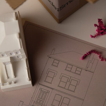 Bespoke 3D Printed Model Of Large Home, 4 of 5