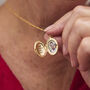 Personalised Photograph Oval Star Locket Necklace, thumbnail 1 of 5