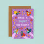 Any Age Superhero Birthday Card, Boys Age Birthday Card, Kids, thumbnail 8 of 8